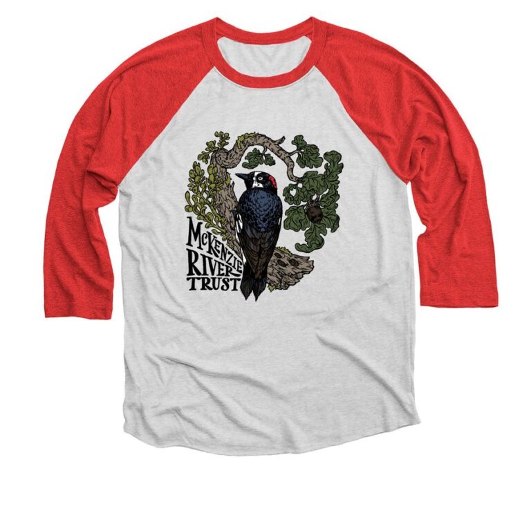 Acorn Woodpecker Baseball Tee